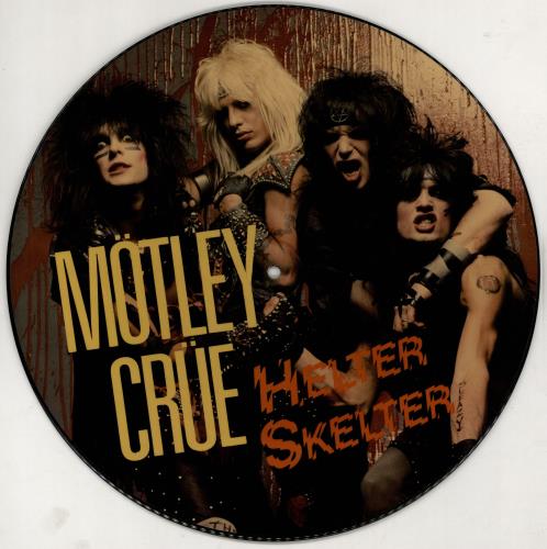 Motley Crue Helter Skelter + Poster/Insert - EX US 12